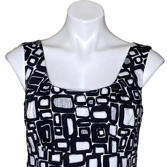 Calvin Klein B&W Fit & Flare Dress Size 10 - Picture 2 of 12